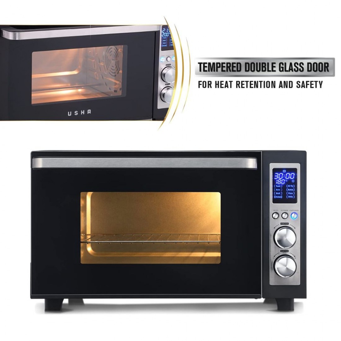 Buy Usha Calypso OTGW30 DRC Turbo Digital Oven Toaster Grill 30 Liters